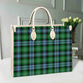 Clan Arbuthnot Ancient Tartan Leather Bag JR46 Clan Arbuthnot Tartan Today